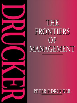 cover image of The Frontiers of Management